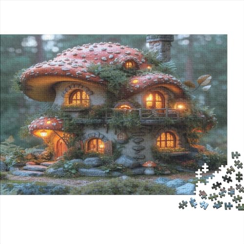 Märchenhaus Puzzle 1000pcs (75x50cm) Erwachsene Naturwunder Puzzle,Home Decor von WENNUAN