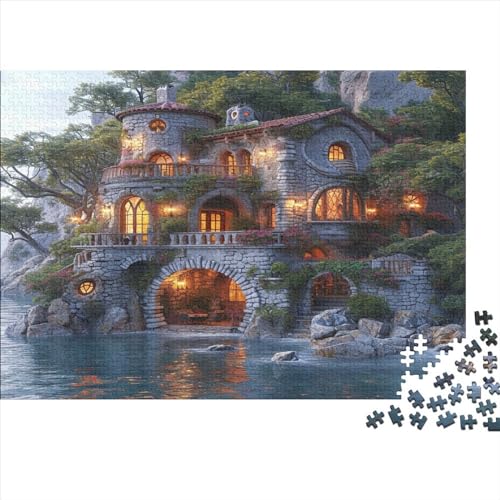 Märchenhaus Puzzle 1000pcs (75x50cm) Puzzles, Die Für Erwachsene Und Personen Ab 14 Jahren Geeignet Sind von WENNUAN