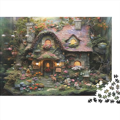 Märchenhaus Rätsel Für Erwachsene |Naturwunder| 1000pcs (75x50cm) Puzzles Lernspiele Home Decor Puzzles von WENNUAN