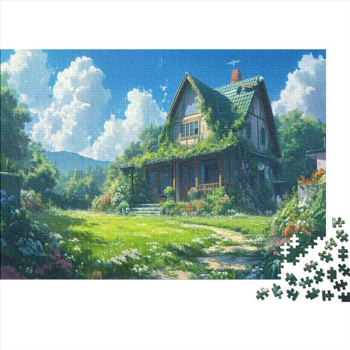 Märchenhaus Rätsel Für Erwachsene |Naturwunder| Familienspaß-Puzzles 300pcs (40x28cm) Erwachsene von WENNUAN