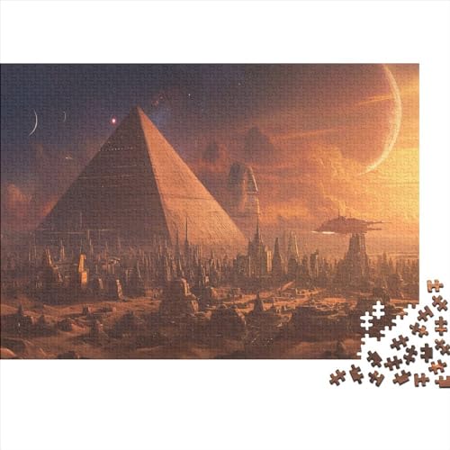 Pyramide Rätsel Für Erwachsene |Antikes Ägypten| 1000pcs (75x50cm) Puzzles Lernspiele Home Decor Puzzles von WENNUAN