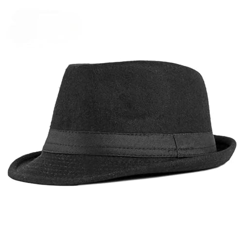 WEQYFDC Frühling Sommer Herren Hüte Top Jazz Hut Eimer Bowler Hüte Chapeau Hüte Frauen Schwarz Hut Hochzeit Hut Kappen Für Eine Gala, Faschingsparty Oder Karneval(Deep Blue) von WEQYFDC