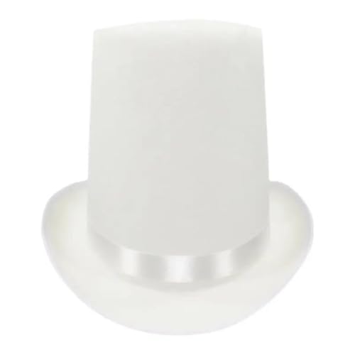 WEQYFDC Vintage-Zylinder, Einfarbig, Kurze Krempe, Zylinder, Western-Cowboy-Hut Für Eine Gala, Faschingsparty Oder Karneval(Dark Grey) von WEQYFDC
