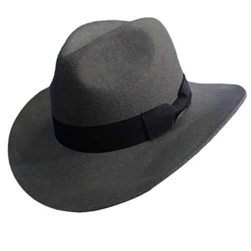 WEQYFDC Zylinder mit gewebtem Gürtel, Dekor for Zauberer, Rollenspiel-Kostüm, Club-Hut Für Eine Gala, Faschingsparty Oder Karneval(Dark blue) von WEQYFDC