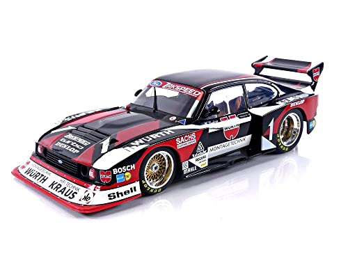 WERK 83 W1804004 Miniaturauto aus der Kollektion, Schwarz/Rot/Weiß von WERK 83