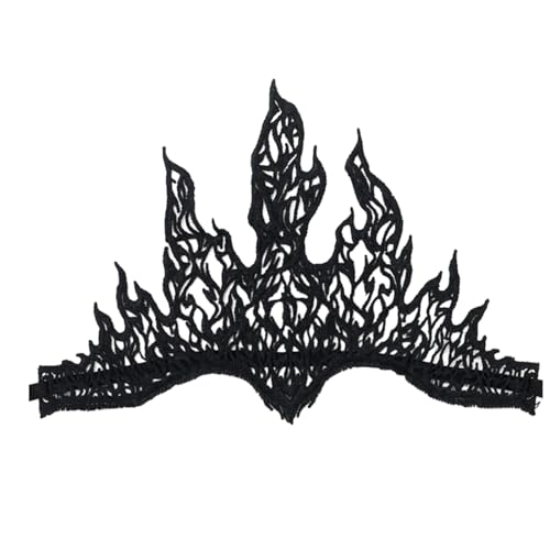 Punk Spitze Flammenform Haarreifen Frauen Make-up Stirnband für Halloween Festival Party Teens Aufführungen Haarschmuck Punk Spitze Flammenform Haarreifen Frauen Make-up Stirnband für Halloween Festival Party Teens Aufführungen Haarschmuck von WERQA