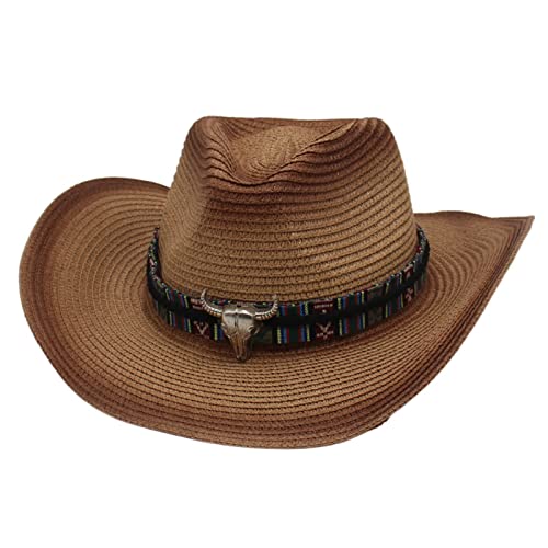 Strohhut, Westernhut, Geburtstag, Party, Reisen, Cowgirl-Hut, Frauenhut, Cosplay-Requisiten Strohhut, Westernhut, Geburtstag, Party, Reisen, Cowgirl-Hut, Frauenhut, Cosplay-Requisiten von WERQA