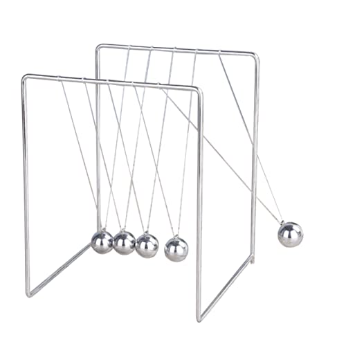 Desktop schmücken für jucarii pentru copii Schreibtischspielzeug metallkugel kinderknallzeug zappeln Platz Ball Dynamik-Experiment-Tool Newton-Schmuck Silver WESIEVYA Desktop schmücken für jucarii pentru copii Schreibtischspielzeug metallkugel kinderknallzeug zappeln Platz Ball Dynamik-Experiment-Tool Newton-Schmuck Silver WESIEVYA von WESIEVYA