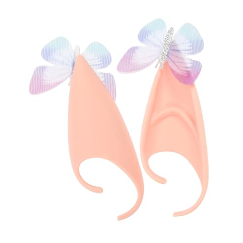 WESIEVYA 1 Paar Elfenohren Feenohren Cosplay Dekorative Feenohren Cosplay Party Feenohr Ohren Für Mädchen Halloween Ohren Künstliche Ohren Feenohren Für Frauen Ohren Requisitenohren Für von WESIEVYA