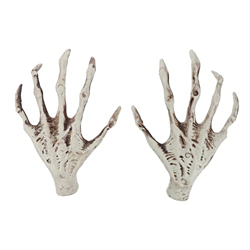WESIEVYA 1 Paar Halloween Horrific Hand Skeleton Gruselige Dekoration Für Halloween-Party von WESIEVYA