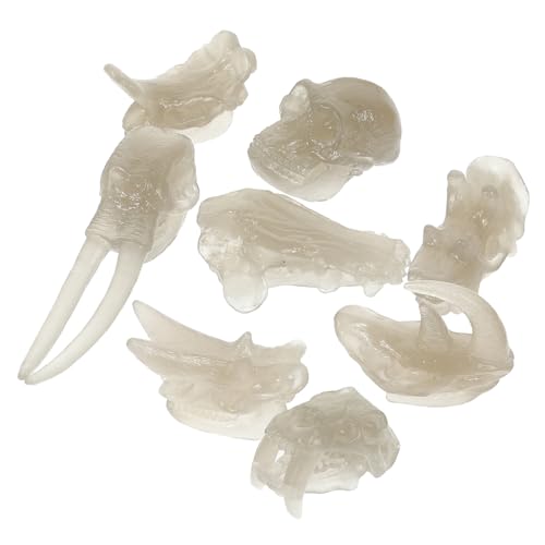 WESIEVYA 1 Satz 3D-Dinosaurier Dinosaurier-knochenmodell Für Dinosaurier-Knochen- Fossilien Dinosauriermodell Dinosaurier-schädelmodelle Dinosaurier-knochendekor PVC von WESIEVYA