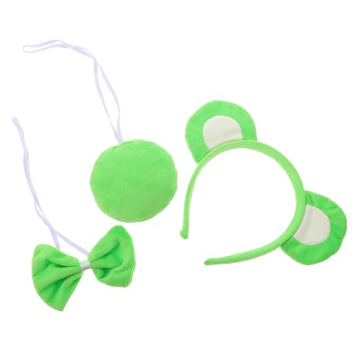 WESIEVYA 1 Satz Bärenohr Stirnband Stirnband Bären Sie Kostümzubehör Tierkostümstirnband Bärenkostüm Damen Bärenkostüm Bärenohren Erwachsener Cosplay -tierohren Stoff Grün WESIEVYA 1 Satz Bärenohr Stirnband Stirnband Bären Sie Kostümzubehör Tierkostümstirnband Bärenkostüm Damen Bärenkostüm Bärenohren Erwachsener Cosplay -tierohren Stoff Grün von WESIEVYA