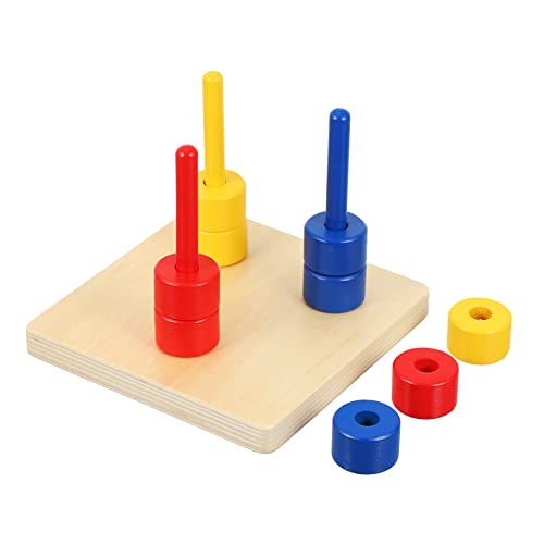 WESIEVYA 1 Satz Holzsäule kinderspielzeug für hühner spielzeuge Toys Spalte kognitive Spielsachen für Babyringe WESIEVYA 1 Satz Holzsäule kinderspielzeug für hühner spielzeuge Toys Spalte kognitive Spielsachen für Babyringe von WESIEVYA