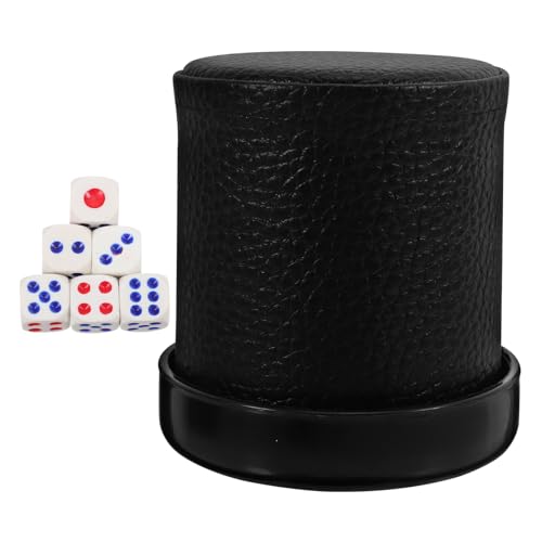 WESIEVYA Spiel Würfel Set Würfel Lagerung Tasse Würfel Liefert Für Bar Würfel Becher Für Party Und von WESIEVYA