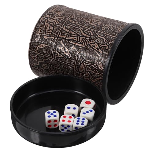 WESIEVYA Würfelbecher Bar Würfelbecher Spiel Würfelbecher Ktv Würfel Shaker Würfel Aufbewahrungskoffer WESIEVYA Würfelbecher Bar Würfelbecher Spiel Würfelbecher Ktv Würfel Shaker Würfel Aufbewahrungskoffer von WESIEVYA