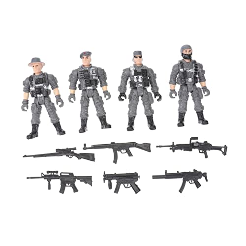 WESIEVYA Mini-Soldat-Spielzeug-spielset Aus Kunststoff Figuren Für Kinder 1 Set Soldaten-spielzeugspiele Fantasievolles Lernen von WESIEVYA
