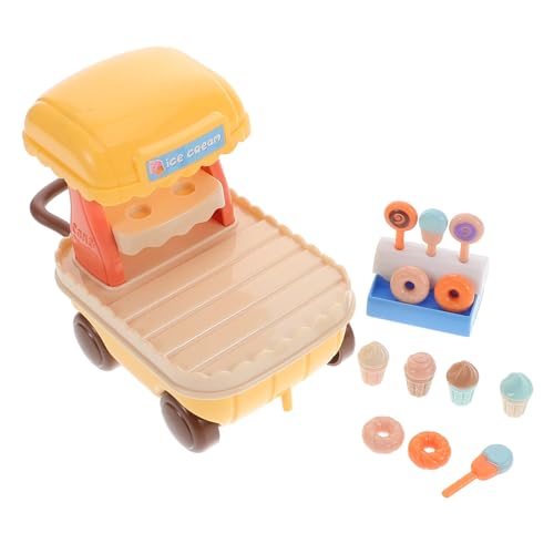 WESIEVYA Kinder Spielset Mini Spielzeug Eiswagen Kognitiven Pretend Lernspielzeug von WESIEVYA