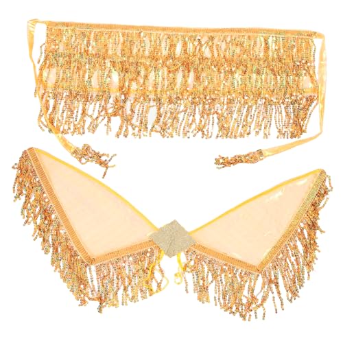 WESIEVYA Modischer Flügelrock Mit Paillettenquaste Partyrock Für Damen Tanzperformance Maskerade Attraktive Dekoration WESIEVYA Modischer Flügelrock Mit Paillettenquaste Partyrock Für Damen Tanzperformance Maskerade Attraktive Dekoration von WESIEVYA