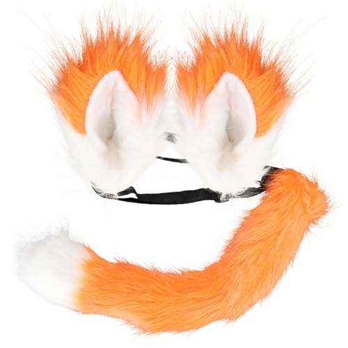 WESIEVYA 1 Set Halloween Cosplay Fuchsschwanz Haarnadel Set Cosplay Zubehör Cosplay Anzug Zubehör Tierohr Haarband Karnevalskostüm Dekore Cosplay Zubehör Bühnen Performance Zubehör WESIEVYA 1 Set Halloween Cosplay Fuchsschwanz Haarnadel Set Cosplay Zubehör Cosplay Anzug Zubehör Tierohr Haarband Karnevalskostüm Dekore Cosplay Zubehör Bühnen Performance Zubehör von WESIEVYA
