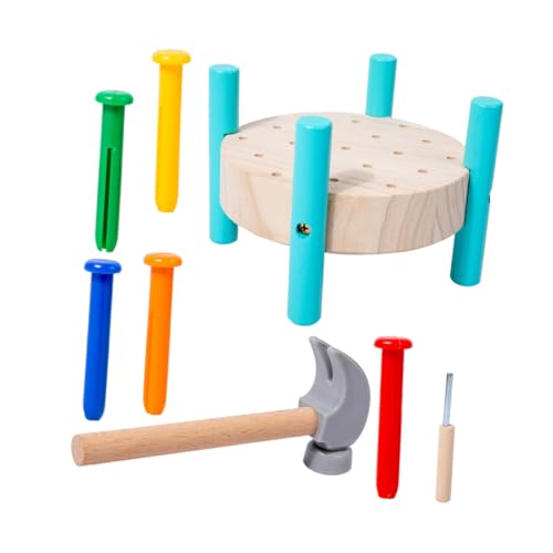WESIEVYA 1 Set Klopfspielzeug, Klopfspielzeug Für Kinder, Baby Werkbank, Klopfhammer, Spielzeughammer Für Kinder, Hämmern, Klopfen, Sensorisches Spielzeug, Früherziehungsspielzeug, WESIEVYA 1 Set Klopfspielzeug, Klopfspielzeug Für Kinder, Baby Werkbank, Klopfhammer, Spielzeughammer Für Kinder, Hämmern, Klopfen, Sensorisches Spielzeug, Früherziehungsspielzeug, von WESIEVYA