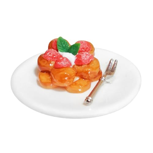 WESIEVYA 1 Set Mini Obstdesserts, Miniatur Dessertmodell, Mini Dessertkuchendekor, Miniatur Rollenspielspielzeug, Harzkuchenornament, Mini Kuchenschmuck, Mini Kuchenmodell, Lebensmittel WESIEVYA 1 Set Mini Obstdesserts, Miniatur Dessertmodell, Mini Dessertkuchendekor, Miniatur Rollenspielspielzeug, Harzkuchenornament, Mini Kuchenschmuck, Mini Kuchenmodell, Lebensmittel von WESIEVYA