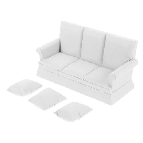 WESIEVYA 1 Set Mini Sofa, Mini Hausmöbel, Mini Möbel, Mini, Mini Zubehör, Mini Couch Modell, Dekoratives Mini Sofa, Mini Zubehör, Puppensofa, Mini Möbel von WESIEVYA