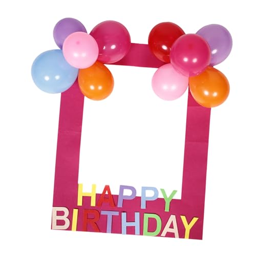 WESIEVYA Stilvolle Fotorahmen-Requisiten Für Die Feier Zum 1 Geburtstag des Babys Happy Birthday-Thema von WESIEVYA