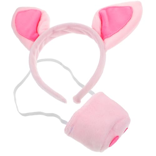 WESIEVYA 1 Set Schweinenase Haarband Schweinezubehör Cosplay Zubehör Tierstirnband Schweinestirnbänder Schweinekostüm Performance Requisiten Deko Tiere Kostüm Tiernase Rollenspielnase WESIEVYA 1 Set Schweinenase Haarband Schweinezubehör Cosplay Zubehör Tierstirnband Schweinestirnbänder Schweinekostüm Performance Requisiten Deko Tiere Kostüm Tiernase Rollenspielnase von WESIEVYA