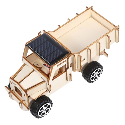 WESIEVYA Solar-Kits Spielzeug Für Jungen Und Mädchen Auto Spielzeug Modell Solar Fahrzeug Modellbau Kit von WESIEVYA