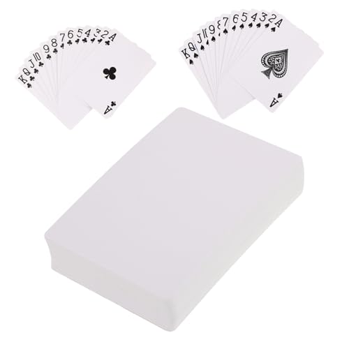 WESIEVYA 1 Set Wärmeübertragungs Spielkarten, Leere Karteikarten, DIY Pokerkarten, Leere Karten Zum Kartenmachen, Lernkarten, Sublimations Pokerkarten, DIY Karten, Kleine Papierkarten, WESIEVYA 1 Set Wärmeübertragungs Spielkarten, Leere Karteikarten, DIY Pokerkarten, Leere Karten Zum Kartenmachen, Lernkarten, Sublimations Pokerkarten, DIY Karten, Kleine Papierkarten, von WESIEVYA
