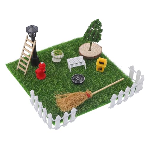 WESIEVYA Puppenhaus - Gartendekoration Kleines Modell Zubehör Mini Puppenhaus Ornament Miniatur Dekoration Requisiten Satz WESIEVYA Puppenhaus - Gartendekoration Kleines Modell Zubehör Mini Puppenhaus Ornament Miniatur Dekoration Requisiten Satz von WESIEVYA