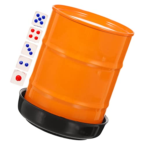 WESIEVYA 1 Set Würfelbecher Set Würfel Party Unterhaltungszubehör Party Requisiten Würfelbehälter Plastik Würfelbecher Würfelhalter Schüttel Würfelbecher Würfelrollhalter Würfelspiel von WESIEVYA