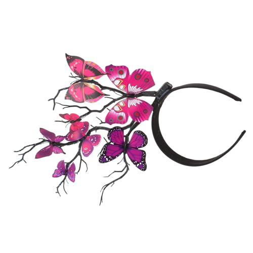 WESIEVYA 1 Stück Cool Halloween Schmetterlinge Hairband Einzigartige Halloween Performance Kopfschmuck von WESIEVYA