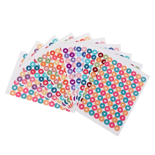 WESIEVYA 10 Blatt Dekorative Scrapbook-Aufkleber Journaling-Set Gemischte Stile Buchstaben-Aufkleber für Handgemachtes Handwerk WESIEVYA 10 Blatt Dekorative Scrapbook-Aufkleber Journaling-Set Gemischte Stile Buchstaben-Aufkleber für Handgemachtes Handwerk von WESIEVYA