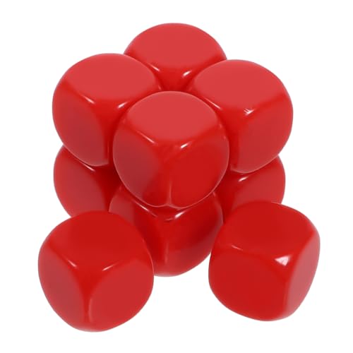 WESIEVYA 10 Stück DIY Würfelspielzeug, Partywürfel, Leere Würfelblöcke, Würfelherstellungszubehör, Brettspielwürfel, Würfelspiel Requisiten, Würfelwürfel, Acrylwürfel, von WESIEVYA