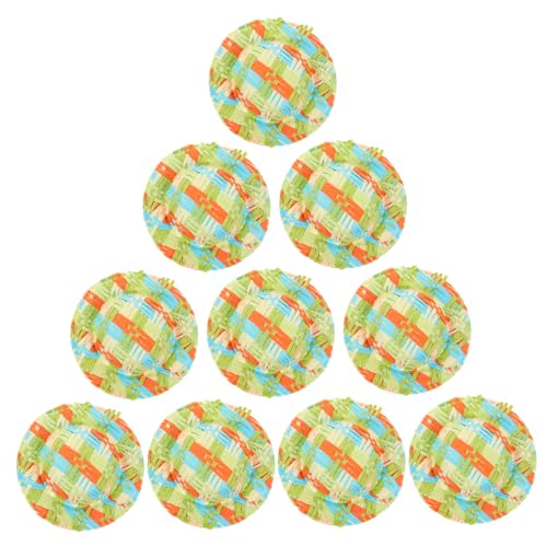 WESIEVYA 10 Stück Geflochtener Strohhut, Miniatur Puppenhaus, Gewebter Hut, Webhut, Bastelhut, Puppenhaus, Webhut, Ornament, Kleiner Hut, Foto Requisite, Kleines Hut Ornament, Kreatives WESIEVYA 10 Stück Geflochtener Strohhut, Miniatur Puppenhaus, Gewebter Hut, Webhut, Bastelhut, Puppenhaus, Webhut, Ornament, Kleiner Hut, Foto Requisite, Kleines Hut Ornament, Kreatives von WESIEVYA