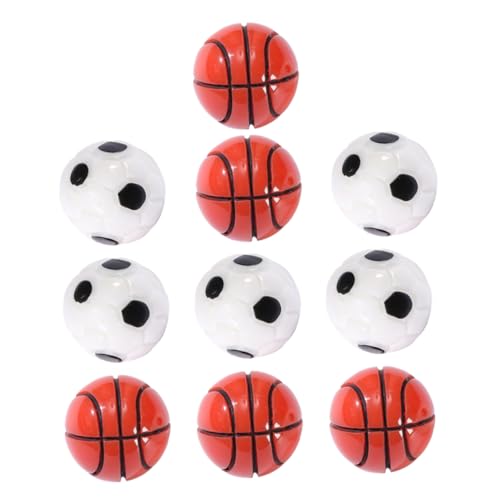 WESIEVYA 10 Stück Mikro Landschaftsornamente, Fußballmodell, Kleines Hausdekor, Miniatur Sportball, Kleines Hausornament, Mini Hausdekor, Feenfeld Zubehör, Basketball, DIY Zubehör WESIEVYA 10 Stück Mikro Landschaftsornamente, Fußballmodell, Kleines Hausdekor, Miniatur Sportball, Kleines Hausornament, Mini Hausdekor, Feenfeld Zubehör, Basketball, DIY Zubehör von WESIEVYA