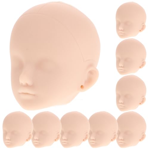 WESIEVYA Elegante Glatte Puppe 10 Stück Handgefertigte Puppe Für Puppenherstellung Zubehör Bastelprojekte von WESIEVYA