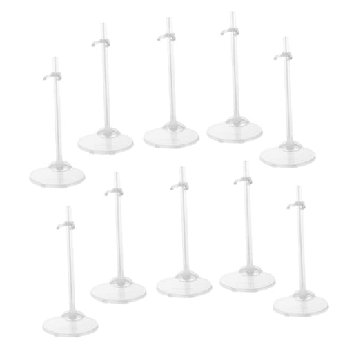 WESIEVYA 10 Teilige Puppen Displayhalterung, Puppen Präsentationsständer Für Puppen Im Innenbereich, Puppen Unterstützung, Action Figuren Displayständer, Stabiler Puppenständer, Puppen von WESIEVYA
