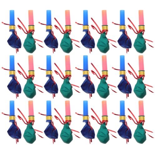 WESIEVYA 100 Stücke Jungen Und Mädchen Weihnachten Spielzeug Pfeife Luftballons Karneval Party Dekorationen Neue Jahre Party Favors von WESIEVYA