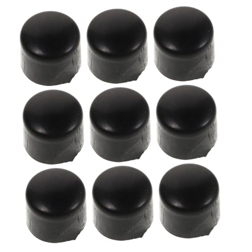 WESIEVYA 10St Fußballmaschinenkappe Schraubkappen weiß Kickerbälle ersetzen Teile für Fußballtische Spiel tischfußball tischfusball Kickerstangenkappen Kickerstangenstecker Plastik Black WESIEVYA 10St Fußballmaschinenkappe Schraubkappen weiß Kickerbälle ersetzen Teile für Fußballtische Spiel tischfußball tischfusball Kickerstangenkappen Kickerstangenstecker Plastik Black von WESIEVYA