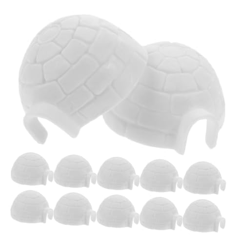 WESIEVYA 12 Stück Iglu Modell, Kunstharz, Eishaus Modell, Eishaus Spielzeug Für Kinder, Eishaus Statue, Kinder Eishaus Spielzeug, Eishaus Dekoration, Figuren Für Kleinkinder, Eishaus WESIEVYA 12 Stück Iglu Modell, Kunstharz, Eishaus Modell, Eishaus Spielzeug Für Kinder, Eishaus Statue, Kinder Eishaus Spielzeug, Eishaus Dekoration, Figuren Für Kleinkinder, Eishaus von WESIEVYA