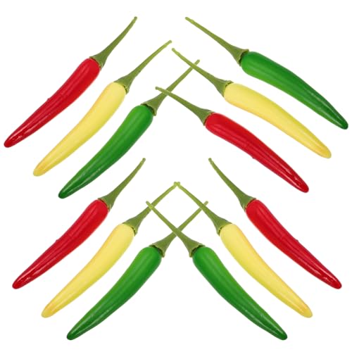 WESIEVYA Realistisches Gefälschtes Gemüsemodell Lebensechte Künstliche Paprika-Requisiten Heim- Und Küchendekoration Chili-Simulation WESIEVYA Realistisches Gefälschtes Gemüsemodell Lebensechte Künstliche Paprika-Requisiten Heim- Und Küchendekoration Chili-Simulation von WESIEVYA