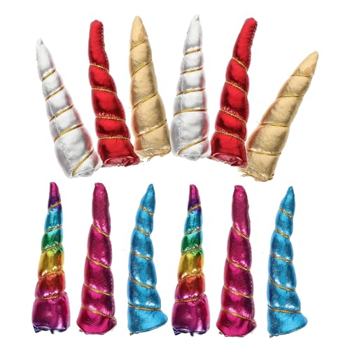 WESIEVYA 12 Stück Stirnband Und Stirnbandzubehör, Imitation Einhornhorn, Kopfschmuck, DIY Requisitendekor, DIY Haarspange, Einhornhorn Stirnband, Einhornhorn, Einhornhorn Haar Accessoire, WESIEVYA 12 Stück Stirnband Und Stirnbandzubehör, Imitation Einhornhorn, Kopfschmuck, DIY Requisitendekor, DIY Haarspange, Einhornhorn Stirnband, Einhornhorn, Einhornhorn Haar Accessoire, von WESIEVYA