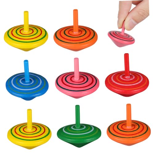 WESIEVYA 12 Stück Teiliges Holz Kreiselspielzeug Bunte Farben Langlebig Leicht Gyro für Eltern Junge Mädchen Spiele für Jungen und Mädchen Spaß Drehtopf Holzspielzeug Zufällige Farbe WESIEVYA 12 Stück Teiliges Holz Kreiselspielzeug Bunte Farben Langlebig Leicht Gyro für Eltern Junge Mädchen Spiele für Jungen und Mädchen Spaß Drehtopf Holzspielzeug Zufällige Farbe von WESIEVYA