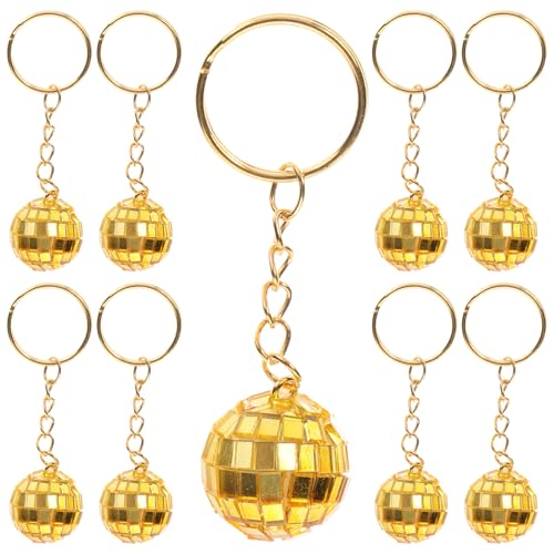 WESIEVYA 12 Stück Teiliges Mini Disco Ball Schlüsselanhänger Set mit Goldenen Akzenten Spiegeloberfläche für Hochzeiten Feiern und Partys Einzigartige Partygeschenke und Deko Artikel WESIEVYA 12 Stück Teiliges Mini Disco Ball Schlüsselanhänger Set mit Goldenen Akzenten Spiegeloberfläche für Hochzeiten Feiern und Partys Einzigartige Partygeschenke und Deko Artikel von WESIEVYA