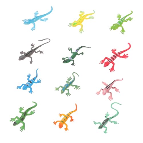 WESIEVYA 12 Stück Teiliges Realistische Eidechsen Modelle aus Sicherem Kunststoff Pädagogisches Tierfiguren Beobachtung und Kreativität WESIEVYA 12 Stück Teiliges Realistische Eidechsen Modelle aus Sicherem Kunststoff Pädagogisches Tierfiguren Beobachtung und Kreativität von WESIEVYA