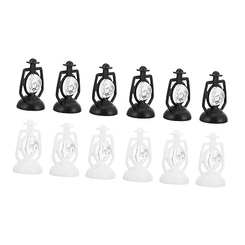 WESIEVYA 12 Stücke Puppe Home Kerosin Lampen Dummy Kerosinlichter Miniatur Szene Zubehör von WESIEVYA