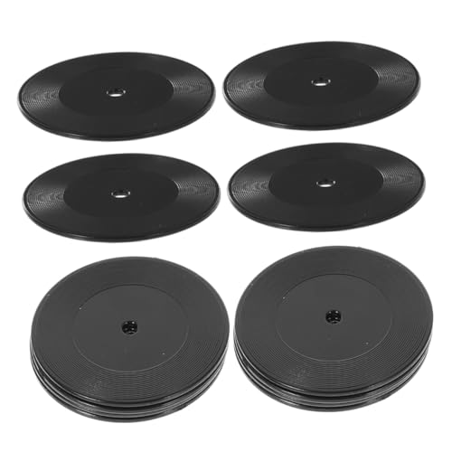 WESIEVYA Miniatur-schallplatten-Set Für Puppenhaus 12-teilige Mini Dekoration Robustes Kunststoff-Modell Accessoire Für Mini WESIEVYA Miniatur-schallplatten-Set Für Puppenhaus 12-teilige Mini Dekoration Robustes Kunststoff-Modell Accessoire Für Mini von WESIEVYA
