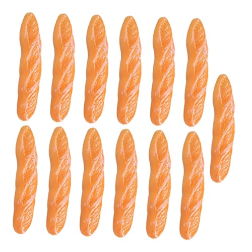 WESIEVYA 13 Stück Imitation Langes Baguette Puppenessen Mini Gefälschtes Brot Foto Requisite Mini Essen Mini Ornament Mini DIY Brot Bausatz Miniatur Brot Mini Brot Harz Handwerk Mini Essen WESIEVYA 13 Stück Imitation Langes Baguette Puppenessen Mini Gefälschtes Brot Foto Requisite Mini Essen Mini Ornament Mini DIY Brot Bausatz Miniatur Brot Mini Brot Harz Handwerk Mini Essen von WESIEVYA